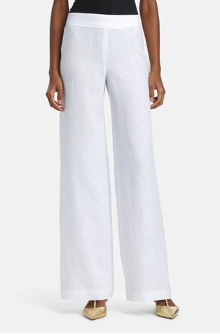 Relaxed linen pants