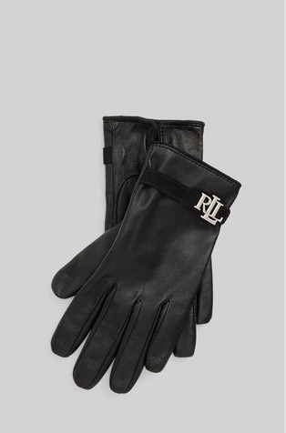 Logo kožne rukavice s mogućnošću korištenja ekrana osjetljivog na dodir