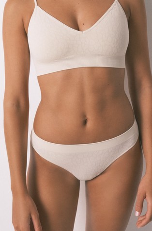 Bešavne tangice sa žakard životinjskim uzorkom