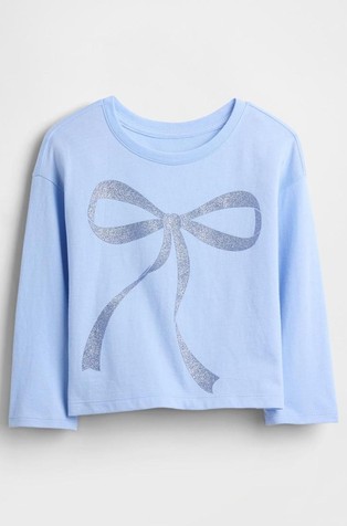 Majica dugih rukava s otiskom za djecu djevojčice