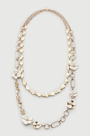 Ogrlica s emajliranim cvijećem