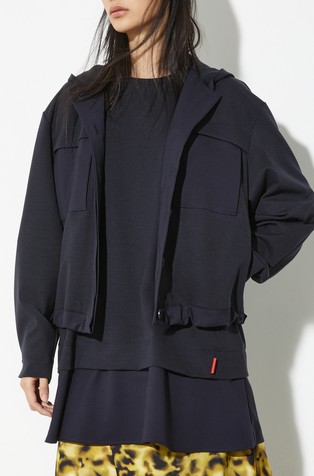 Sartorial Shifts hooded jacket