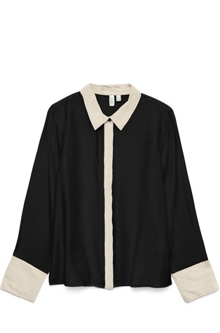 VMGYNICE Long sleeve viscose shirt