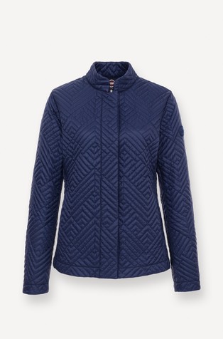 Lightweight Jacket with Geometric Pattern