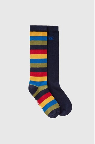 Paket od 2 para dokoljenki sa žakard uzorkom