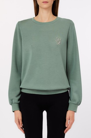 Pulover od scuba tkanine s logotipom