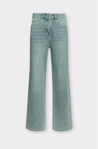 Jeans hlače sa širokim nogavicama
