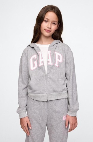 Kids Relaxed Gap Logo Zip Hoodie