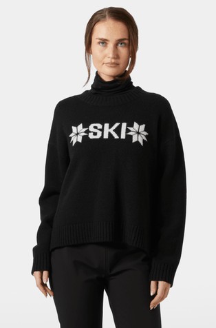 Bliss Ski Knit Sweater in Wool-blend