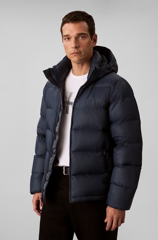 Prošivena jakna punjena paperjem s kapuljačom