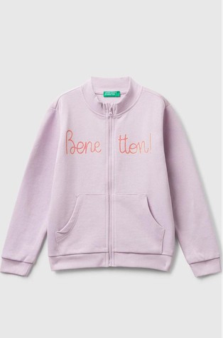 Pamučni pulover sa svjetlucavim logotipom