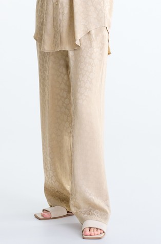 Talena pyjama bottoms with leopard print