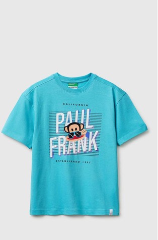 Pamučna majica s otiskom i reljefnom aplikacijom