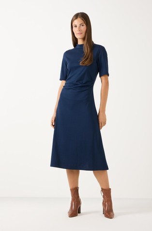 Jersey short-sleeved dress