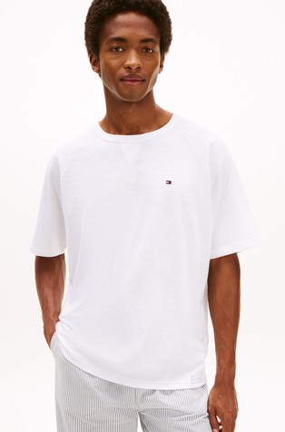 Teksturirana pamučna majica kratkih rukava