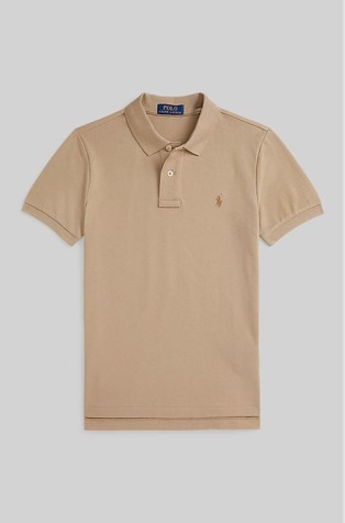 Slim fit pamučna polo majica