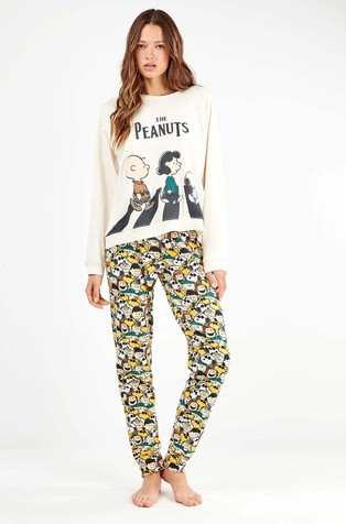 Interlock Knit Snoopy Pajama Set