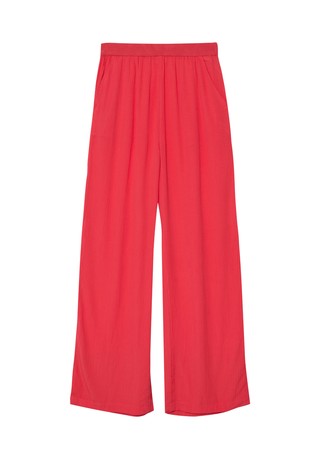 Loose fit viskozne hlače sa širokim nogavicama