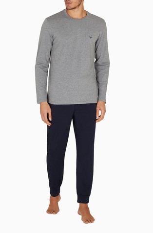 Pidžama dugih rukava od rastezljivog pamuka