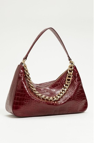 Liliane kožna torbica s imitacijom krokodilske kože
