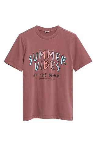 T-shirt with front print