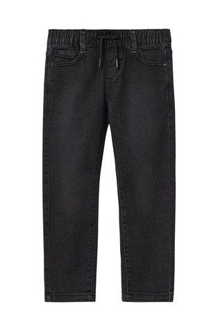 Slim fit jeans hlače s elastičnim obrubom oko struka