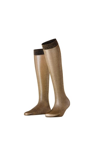 Glitter 30 den dokoljenke s lurex vlaknima