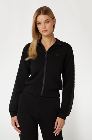 Scuba sweatshirt with logo bands