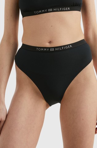 Rebrast donji dio kupaćeg kostima s logo obrubom