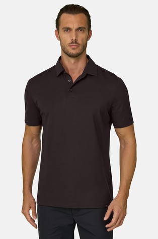 Short-sleeved Polo In Stretch Supima Cotton