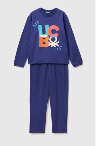 Cotton pyjamas with logo
