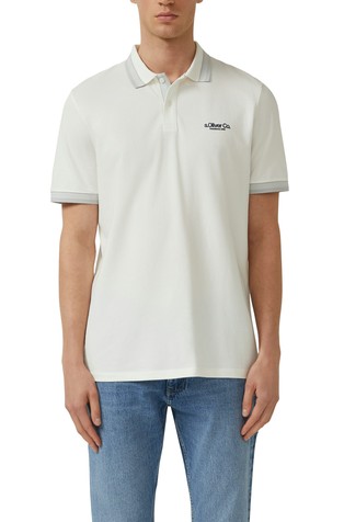 Piké polo majica s kontrastnim detaljima