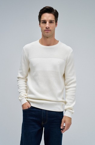 Teksturirano pleten pulover