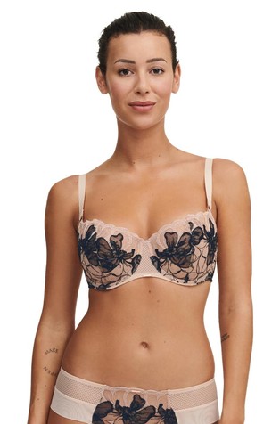 Fleurs podstavljen grudnjak s niskim košaricama