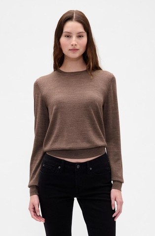 Ženski pleten pulover od merino vune