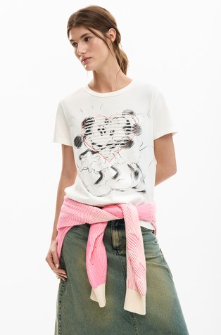 Mickey and Minnie Mouse™ heart T-shirt