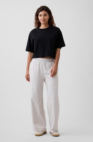 Gap logo ženski donji dio trenirke sa širokim nogavicama