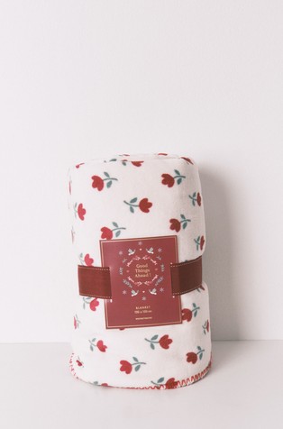 Pokrivač s cvjetnim uzorkom