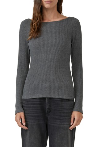 Rebrasta majica dugih rukava