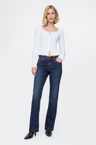 Ženske Long & Lean jeans hlače s niskim strukom