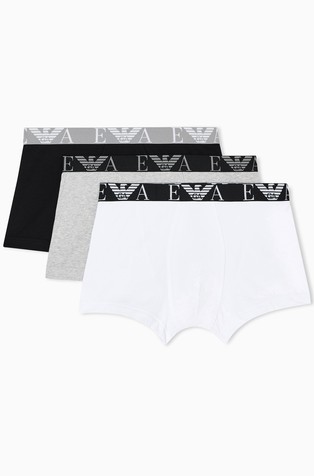 Paket od 3 para bokserica s logo obrubom oko struka