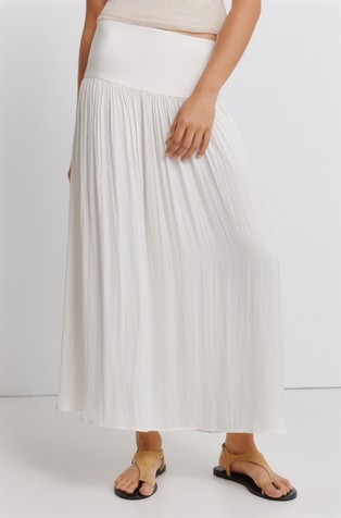 High waisted long skirt