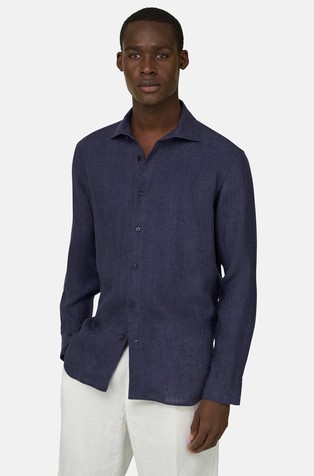 Regular fit lanena košulja