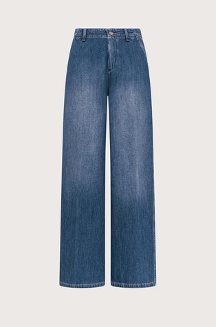 Relaxed fit pamučne jeans hlače