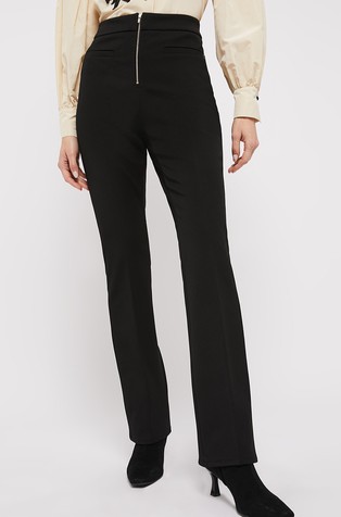 Zvonaste hlače s patentnim zatvaračem