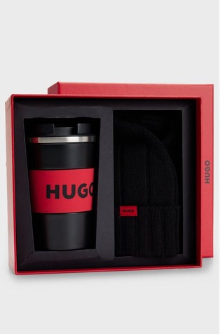 Logo poklon paket: šalica i pletena kapa