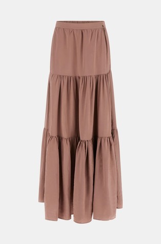 Duga suknja s volanima