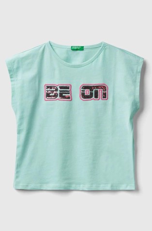 Majica kratkih rukava sa svjetlucavim logotipom