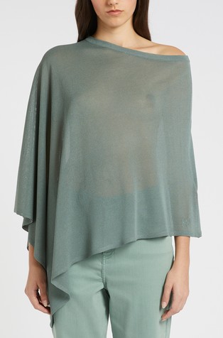 Monochrome pleten asimetrični ogrtač