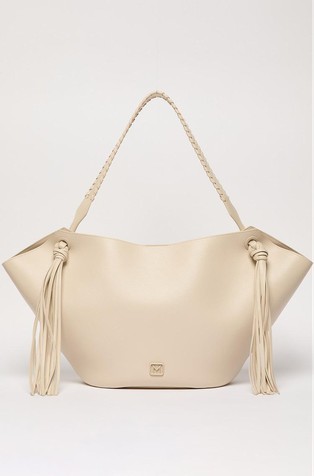 Shopper torba s dugim resastim detaljima